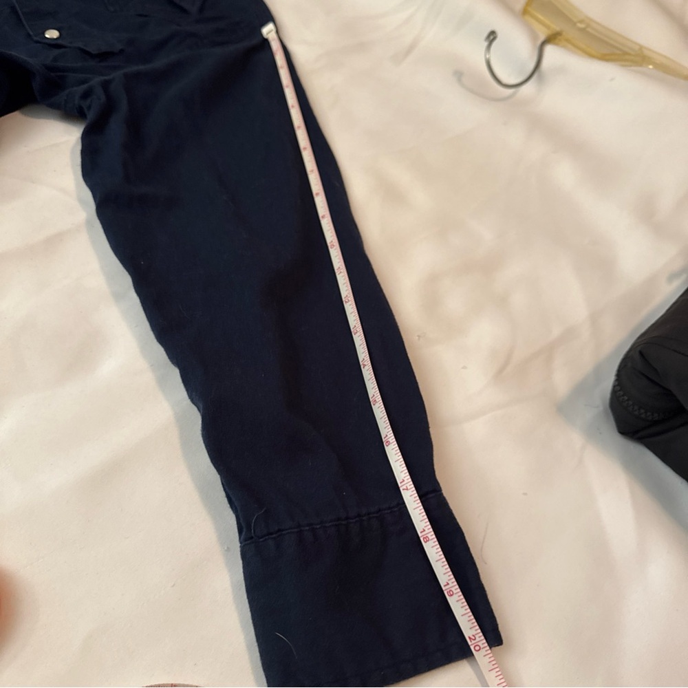 Women's Navy Button Down Shirt - Picture 13 of 16